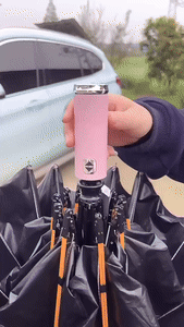3 Fold Automatic UV LED Light Windproof Umbrella